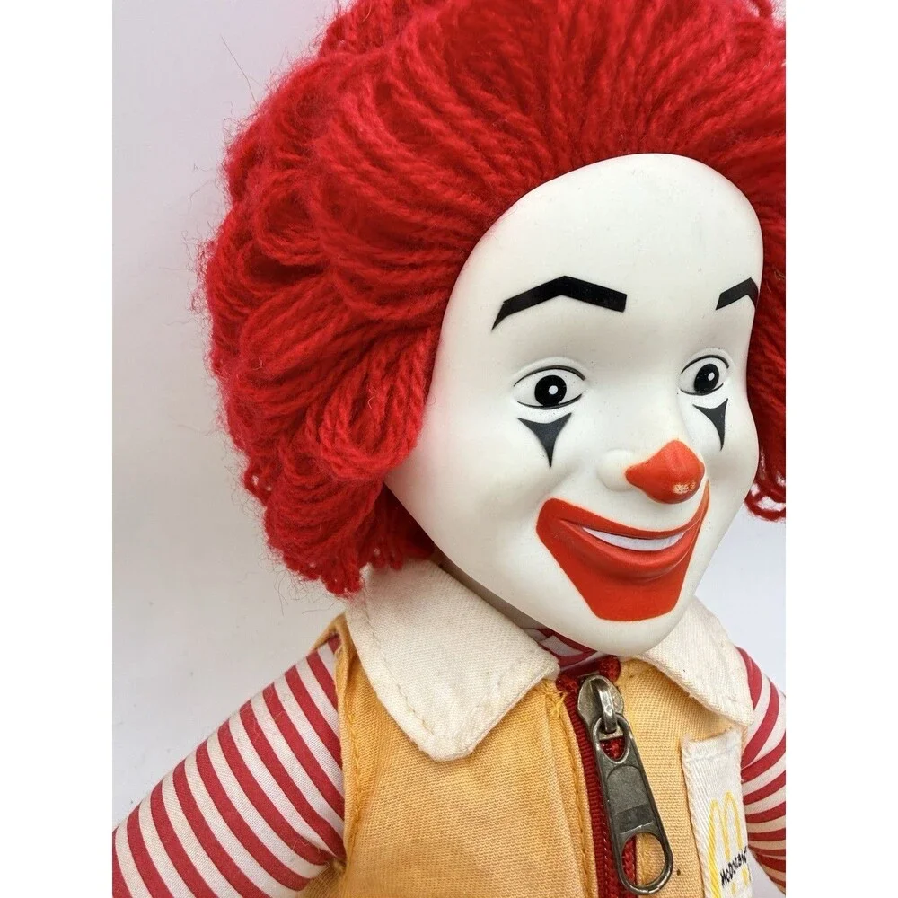 Vintage Ronald McDonald Plush Doll 1984 15